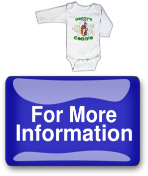 Daddys future caddie Funny Baby Bodysuit, Long Sleeve, 6 12 Months Details